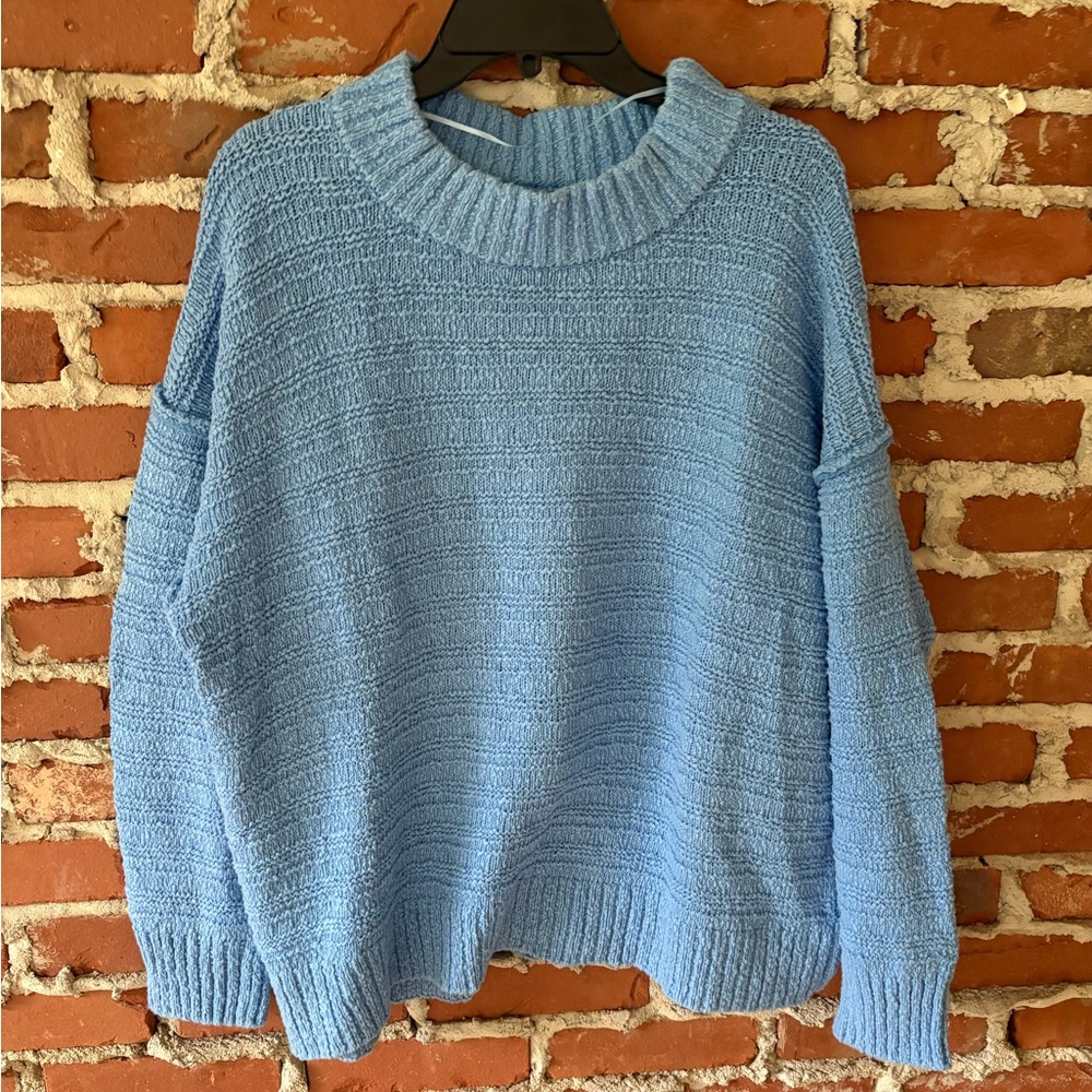 Free People Beach Blue Sweater size M